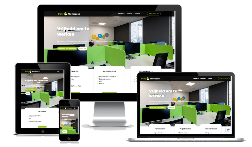Daily Workspaces website